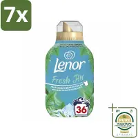 Lenor 7 x - Wasverzachter - Fresh Air Noorderlicht - Ultra Geconcentreerd - 36 Wasbeurten - Grootverpakking - Wasverzachter - Frisheid - Citrus - Zeelucht - Kledingbescherming