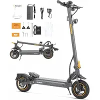 Ausom ‑K20‑VMP‑Single‑Motor‑Elektrische‑Step‑Donkergrijs‑1100W‑648Wh‑70km‑Bereik‑NFC‑Ontgrendeling‑EU‑stekker