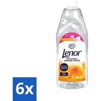 Lenor 6 x Strijkwater Summer Breeze 1 liter - Strijkwater Summer Breeze - Zomerse Geur - Textielverfrisser - Wasgoed Geur - Kleding Verzorgen