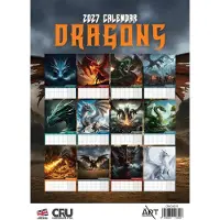 CalendarsRUs Dragons A3 Kalender 2027