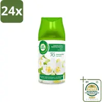 Air Wick Freshmatic - Luchtverfrisser - Navulling Automatische Spray - Jasmijn en Witte Bloemen - 250ml - Voordeelverpakking - 24 stuks - Jasmijn - Witte bloemen
