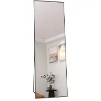 Happiq Vloerspiegel 162 X 53 Cm Zwart - met Metalen Frame