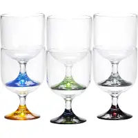 Marine Business Party Wine Cup 6 Units Transparant