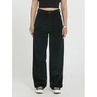 Volcom - Damesbroeken - Weellow II Corduroy Pant W Scarab voor Dames van Katoen - Maat 31 US - Groen