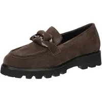 Sioux dames slippers Meredira-727-H, donkerbruin, maat 7