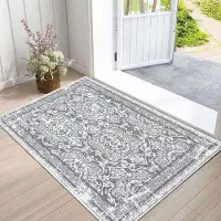 Famanu – Zachte deurmat 60 x 90 cm, antislip en absorberend, voor binnen en buiten gebruik