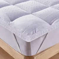 Famanu – 3D microvezel matrastopper met Topdekmatras, Extra zacht, Ademend en antiallergisch, 160 x 200 cm