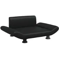 vidaXL Hondenmand 70x45x28 cm kunstleer zwart
