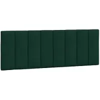 vidaXL Hoofdbordkussen "Hanko" 140 cm fluweel donkergroen