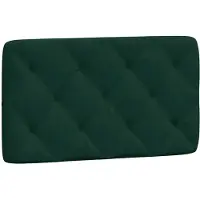 vidaXL Hoofdbordkussen 90 cm fluweel donkergroen