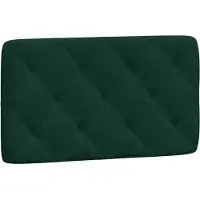 vidaXL Hoofdbordkussen 80 cm fluweel donkergroen