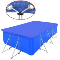 vidaXL Zwembadhoes rechthoekig 90 g/m² 540x270 cm PE