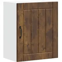 vidaXL Keukenbovenkast Lucca bewerkt hout gerookt eikenkleurig