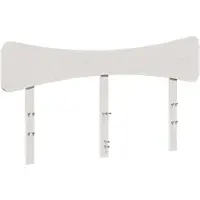 vidaXL Hoofdbord 160 cm massief grenenhout wit