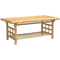 vidaXL Salontafel 110x55x45 cm bamboe