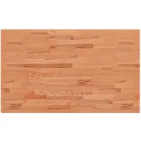 vidaXL Tafelblad rechthoekig 100x60x1,5 cm massief beukenhout