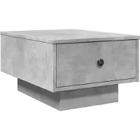 vidaXL Salontafel 60x45x31 cm bewerkt hout betongrijs