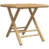 vidaXL Tuintafel, inklapbaar, 45x45x45 cm, bamboe