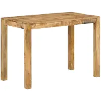 vidaXL Eettafel 110x55x76 cm massief mangohout