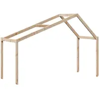 vidaXL Kinderbedhuisje 213x85,5x144,5 cm massief grenenhout