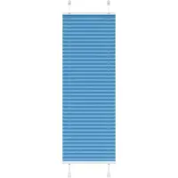 vidaXL Plissé rolgordijn 50x150 cm stofbreedte 49,4 cm polyester blauw
