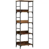 vidaXL Boekenkast 50x33x153 cm bewerkt hout oud houtkleurig