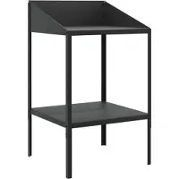 vidaXL Plantenstandaard 56,5x54,5x100 cm verzinkt staal antracietkleur
