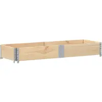 vidaXL Plantenbak 150x50 cm massief grenenhout