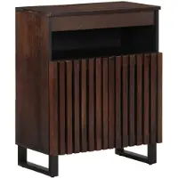 vidaXL Dressoir 60x34x75 cm massief mangohout bruin