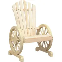 vidaXL Tuinstoel Adirondack massief vurenhout