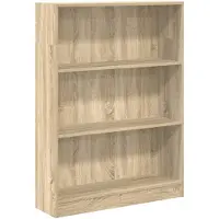 vidaXL Boekenkast 80x24x109 cm bewerkt hout sonoma eikenkleurig