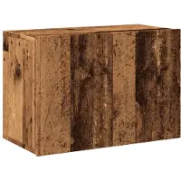 vidaXL Tv-meubel wandgemonteerd 60x30x41 cm oud houtkleurig