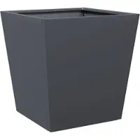 vidaXL Plantenbak 40x40x40 cm staal antracietkleurig