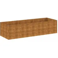 vidaXL Plantenbak verhoogd 290x100x69 cm cortenstaal