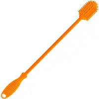 Jojomino Flessenborstelreiniger voor uw sportfles, vaas en glaswerk, waterreiniging en het wassen van smalle halscontainers van 12,5 inch (1 stuk)