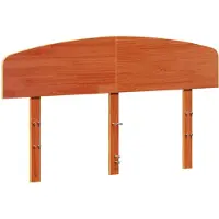 vidaXL Hoofdbord 150 cm massief grenenhout wasbruin