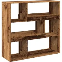 vidaXL Boekenkast / kamerscherm 100x33x94,5 cm oud houtkleurig