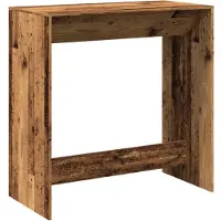 vidaXL Bartafel 102x50x103,5 cm bewerkt hout oud houtkleurig