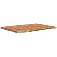 vidaXL Tafelblad rechthoekig natuurlijke rand 50x40x2,5 cm acaciahout