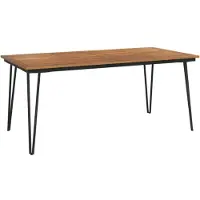 vidaXL Tuintafel met haarspeldpoten 180x90x75 cm massief acaciahout