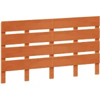 vidaXL Hoofdbord 150 cm massief grenenhout wasbruin