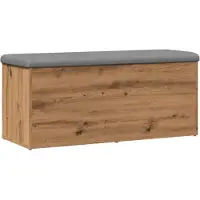 vidaXL Opbergbank Artisan Eikenhout 102x42x45 cm