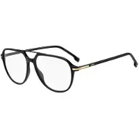 HUGO BOSS BOSS 2009 58/15/141.4 Zwarte Acetaat monturen MAN BOSS 2009
