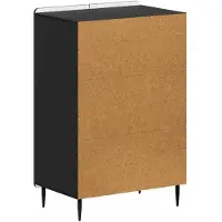 vidaXL Schoenenkast ZWOLLE 59,5 x 39,5 x 91,5 cm Bewerkt hout Zwart