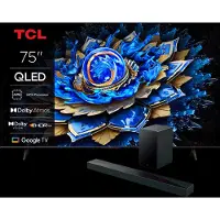 TCL 75t69c Qled Google Tv 75" (2025) + Q75h Soundbar Tv-bundel