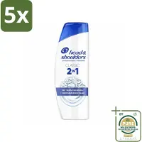 Head & shoulders 5 x – 2-in-1 – Classic – 625 ml - Grootverpakking - Anti-roos Shampoo - 2-in-1 Shampoo - Roosbestrijding - Hoofdhuid Verzorging - Microbioom Balans