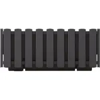 Famanu – Balkonbak met afmetingen 580 x 180 x 162 mm, antraciet, perfect voor planten