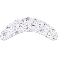Totsy Baby Zwangerschapskussen 190 cm Katoen Kussensloop – body pillow voor zwangeren steun rug buik hoes van katoen wasbaar afneembaar ergonomisch – OEKO-TEX gecertificeerd Wilde roos