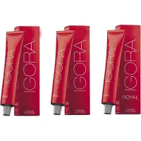 Famanu - Professionele haarverfset, 3 × 60 ml, salonkwaliteit, langdurige glans en dekking – Kastanjebruin