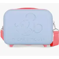 Joumma Bags Disney Mickey Mouse "Good Trip" Beautycase - Toilettas - Hardcase - Lichtblauw/Roze - 29 cm
